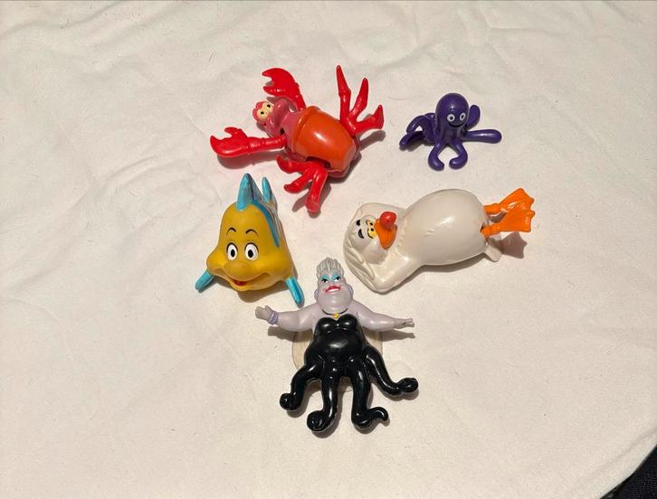 Disney Kleine Zeemeermin McDonalds Figuren Set, Kinderen en Baby's, Speelgoed | Overig, Gebruikt, Jongen of Meisje, Ophalen of Verzenden