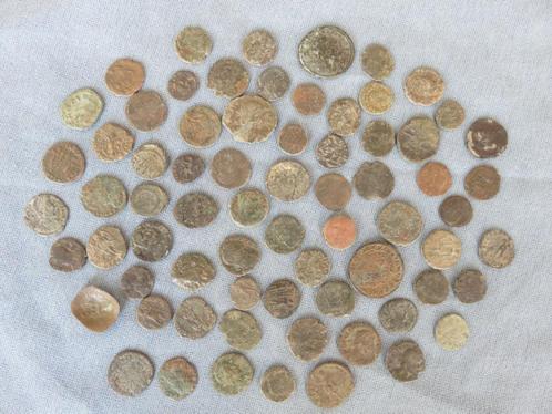 70 Romeinse munten - 3- . 4e eeuw - bodemvondsten, Postzegels en Munten, Munten | Europa | Niet-Euromunten, Setje, Overige landen