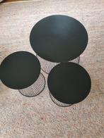 Woood Suus salontafel en bijzettafels, Huis en Inrichting, Tafels | Salontafels, Ophalen, 50 tot 100 cm, Rond, 50 tot 100 cm