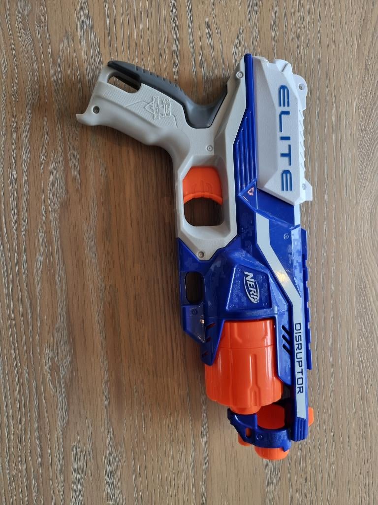 Nerf N-Strike Disruptor blaster, Ophalen of Verzenden, Zo goed als nieuw