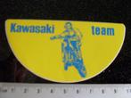 sticker kawasaki team motorcross motocross vintage, Auto of Motor, Zo goed als nieuw, Verzenden