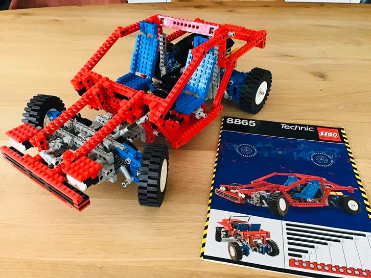 LEGO technic 8865, test car, dune buggy, compleet en ZGAN, Kinderen en Baby's, Speelgoed | Duplo en Lego, Zo goed als nieuw, Lego