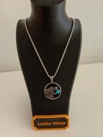 Zilverkleurige ketting met wolf hanger - Nieuw!, Ophalen of Verzenden