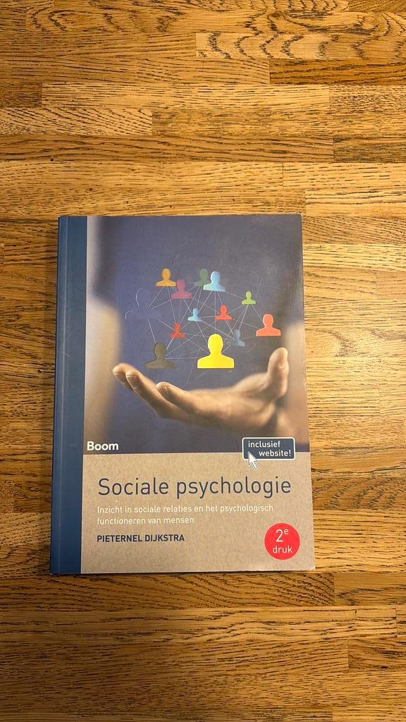 Pieternel Dijkstra - Sociale psychologie, Boeken, Psychologie, Zo goed als nieuw, Sociale psychologie, Ophalen of Verzenden