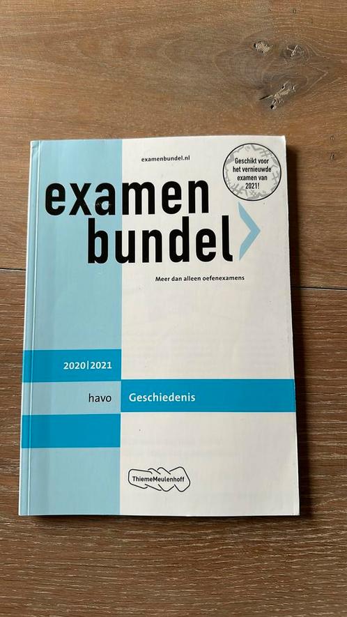 Examenbundel havo Geschiedenis 2020/2021, Boeken, Schoolboeken, Zo goed als nieuw, Nederlands, HAVO, Ophalen of Verzenden