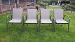 4 Nieuwe Stapelbare Tuinstoelen - Textileen, Tuin en Terras, Ophalen, Nieuw, Textileen, Stapelbaar