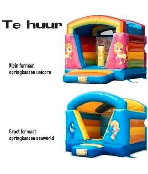 Te huur springkussen 🎉 prijs is inclusief brengen/halen., Hobby en Vrije tijd, Feestartikelen | Verhuur, Nieuw, Overige, Ophalen of Verzenden