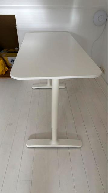 IKEA Bekant 140x60 Bureau Wit - afbeelding 2