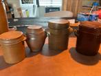 Kleine potjes met deksel, Antiek en Kunst, Antiek | Keramiek en Aardewerk, Ophalen of Verzenden