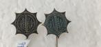 Politie Roosendaal en Politie 's-Hertogenbosch 1966, Verzamelen, Speldjes, Pins en Buttons, Ophalen of Verzenden, Gebruikt, Overige onderwerpen