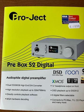 Pro-Ject Pre Box S2 Digital – DAC & hoofdtelefoonversterker beschikbaar voor biedingen