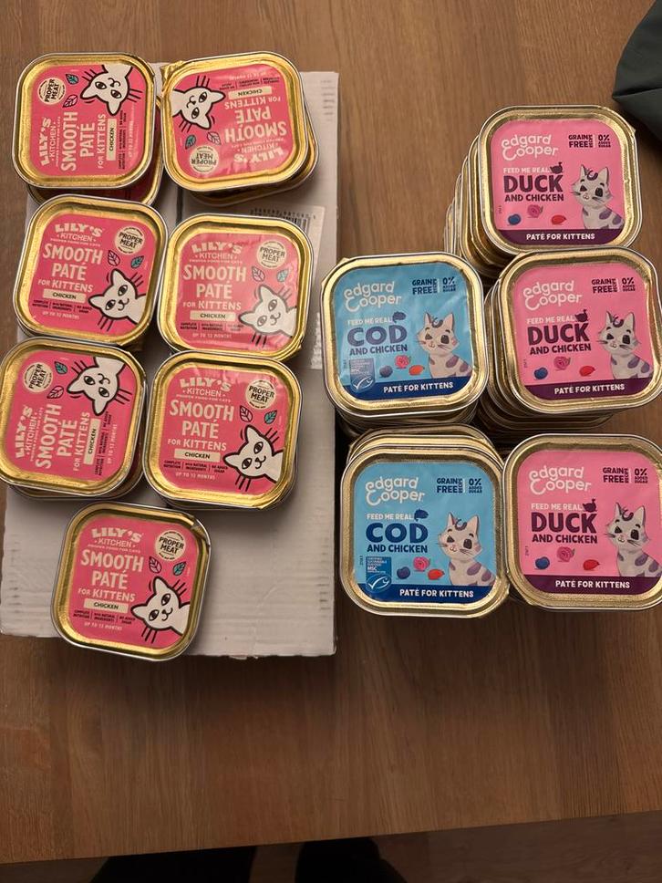 Graanvrij kitten natvoer, Dieren en Toebehoren, Dierenvoeding, Kat, Ophalen