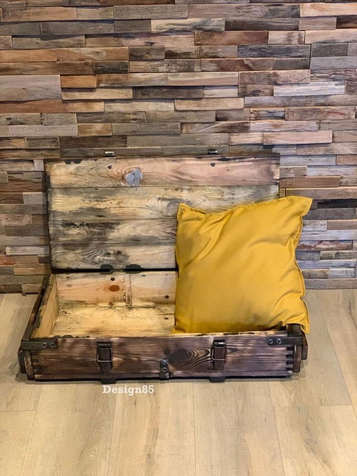 Legerkist / munitiekist, Huis en Inrichting, Woonaccessoires | Kisten, Nieuw, Minder dan 50 cm, 50 tot 75 cm, 50 tot 100 cm, Overige houtsoorten