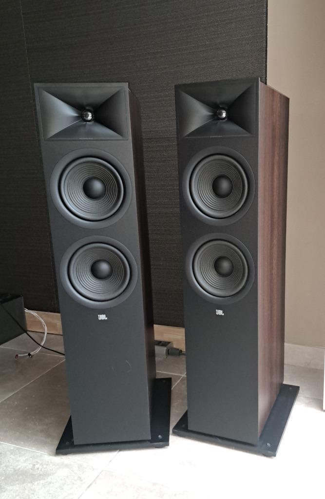 JBL Stage 2 series - 280F espresso demo, Audio, Tv en Foto, Luidsprekers, Zo goed als nieuw, Front, Rear of Stereo speakers, 120 watt of meer