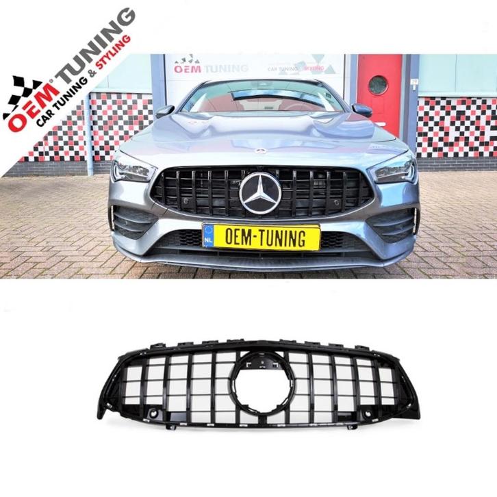 CLA W118 | GTR GRILLE | full black | 2019 – 2023 |, Auto diversen, Tuning en Styling, Ophalen of Verzenden
