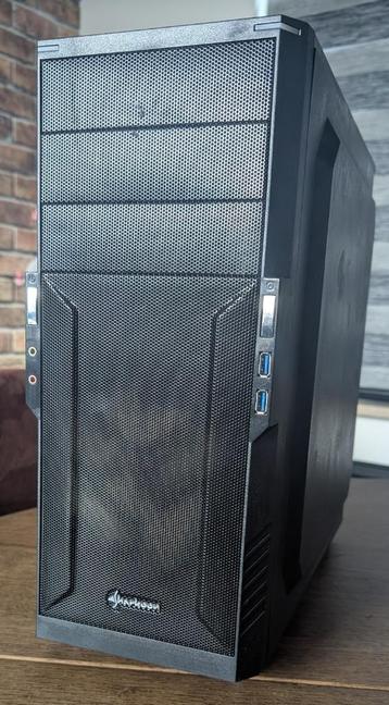 Sharkoon T3-V Midi ATX Tower Zwart beschikbaar voor biedingen