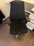 Gebruikte bureaustoel - verstelbaar, Huis en Inrichting, Bureaustoelen, Ophalen, Gebruikt, Zwart, Bureaustoel