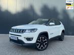 Jeep Compass 1.4 MultiAir Limited 4x4 pano-leder-etc, Auto's, Automaat, Gebruikt, 4 cilinders, Wit