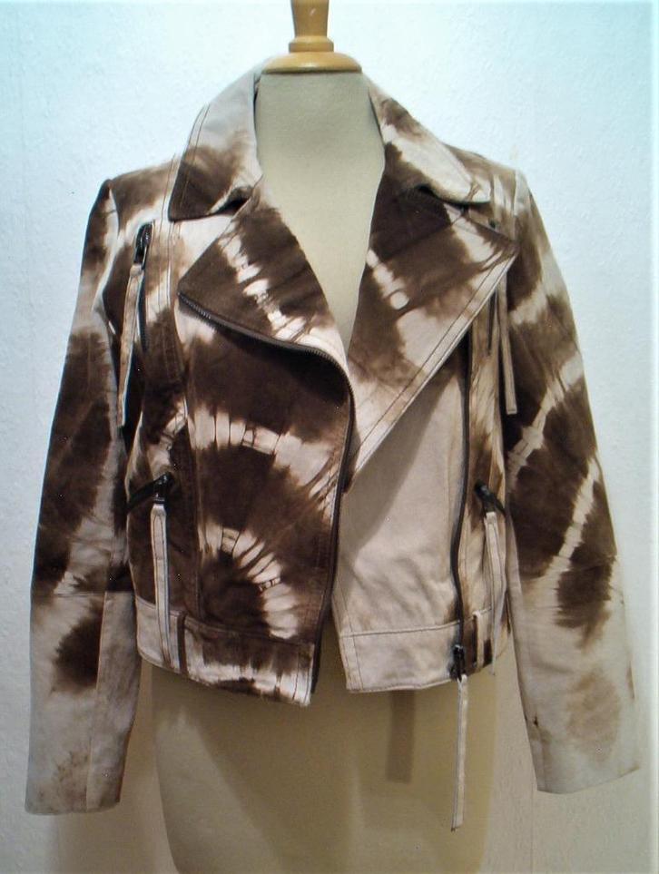 Super apart suede jasje van Rino & Pelle! M, Kleding | Dames, Jasjes, Kostuums en Pakken, Zo goed als nieuw, Jasje, Maat 38/40 (M)