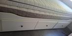 IKEA Hemnes Bed met Opberglades, Huis en Inrichting, Slaapkamer | Bedden, Ophalen, 90 cm, Eenpersoons, Wit