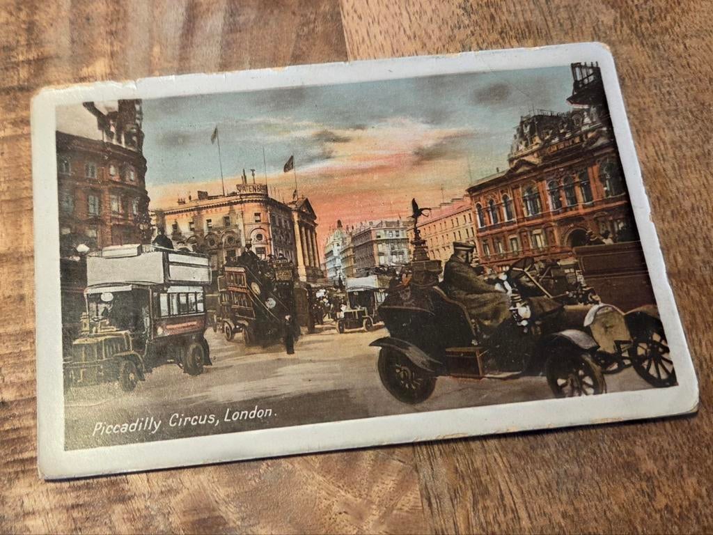 Piccadilly Circus - Londen - Engeland, Verzenden, Voor 1920, Gelopen, Engeland