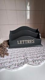 Postvak brievenhouder met Franse tekst lettres, Ophalen of Verzenden
