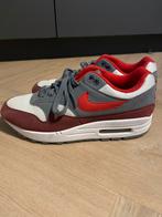 Nike Air Max 1 University Red Cool Grey 40,5, Ophalen of Verzenden, Zo goed als nieuw, Sneakers of Gympen, Nike