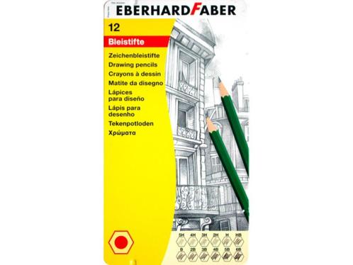 Etui van Faber Castell met potloden in 12 hardheden, Hobby en Vrije tijd, Tekenen, Nieuw, Potlood of Stift, Ophalen of Verzenden