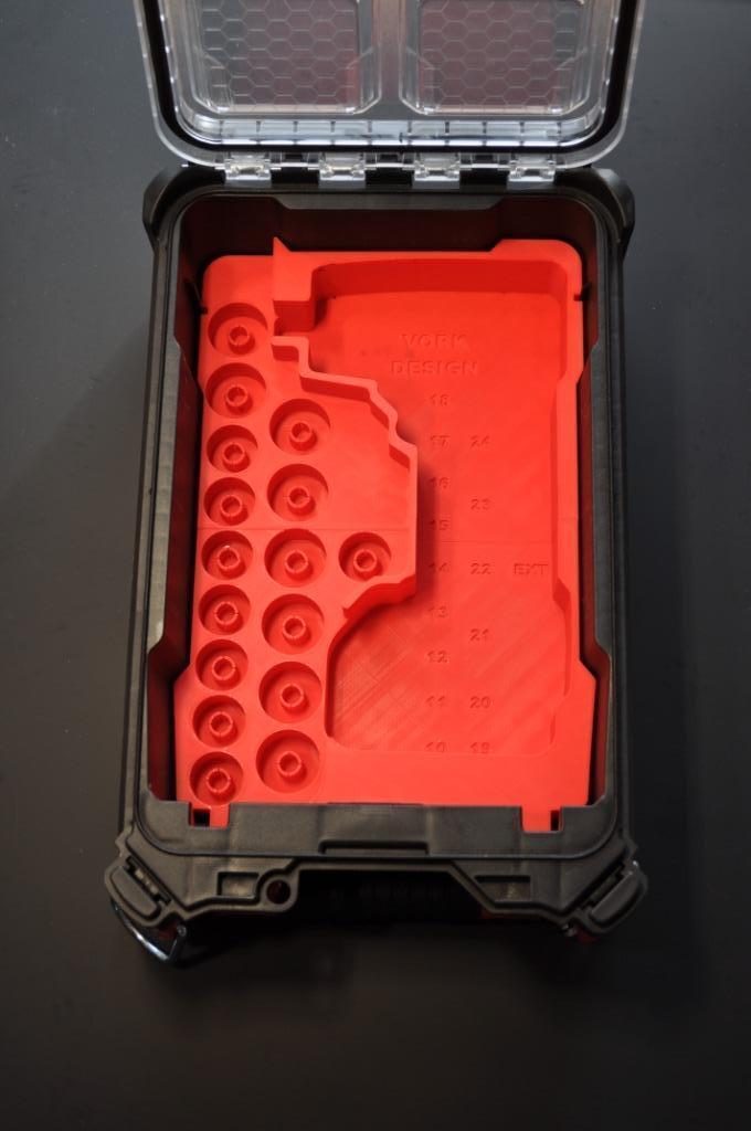 Milwaukee Packout Insert voor M18 Slagmoersleutel FMTIW2F12, Doe-het-zelf en Verbouw, Gereedschapskisten, Nieuw, Ophalen of Verzenden