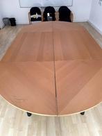 Grote Ovale (vergader)tafel, Huis en Inrichting, Tafels | Eettafels, Ophalen, Gebruikt, 150 tot 200 cm, 200 cm of meer