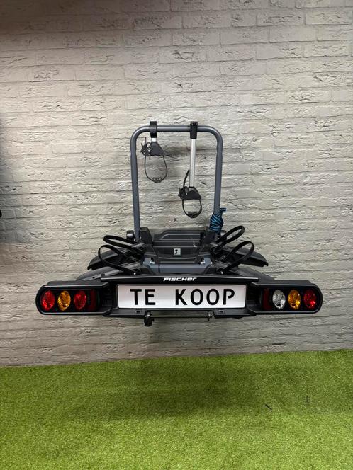 ✳️NIEUWE FISCHER(PERUZZO)(elek)fietsen60kg/kantelbr/click&go, Auto diversen, Fietsendragers, Trekhaakdrager, 2 fietsen, Brede banden