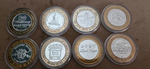 Silver Strike coin van casino's uit Las Vegas 0.6 oz, Postzegels en Munten, Edelmetalen en Baren, Zilver, Ophalen of Verzenden