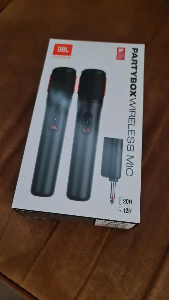 JBL Partybox Draadloze Microfoons - Nieuw in doos! Gesealed, Audio, Tv en Foto, Luidsprekers, Nieuw, Overige typen, JBL, Ophalen of Verzenden