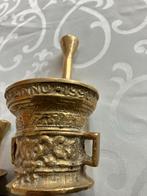 Antieke Bronzen Vijzels met Stamper, Antiek en Kunst, Antiek | Koper en Brons, Ophalen, Brons