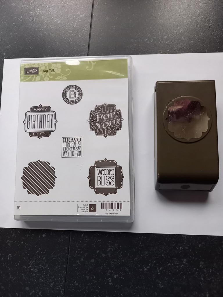 Stampin Up sempel sets + Punch 2, Ophalen of Verzenden, Gebruikt, Clearstamp