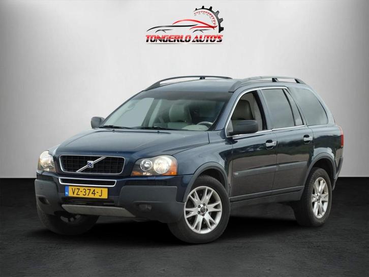 Volvo XC90 Grijs kent Automaat-Leer-Navi Apk nieuw, Auto's, Bestelauto's, Bedrijf, Te koop, Airconditioning, Cruise Control, Lichtmetalen velgen