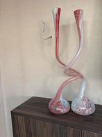 Unieke glazen sculptuur met rode accenten, Antiek en Kunst, Antiek | Vazen, Ophalen