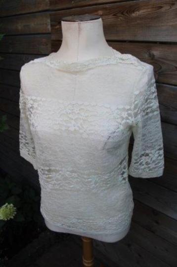 Tuniek creme kant Vanilia mt M Vaste prijs OPRUIMING beschikbaar voor biedingen