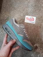 Nike Air Max 1 iD Turquoise Grey EU 38.5, Blauw, ., Nike, Ophalen of Verzenden
