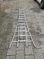 Tweedelige ladder, Doe-het-zelf en Verbouw, Ladders en Trappen, Ophalen, Gebruikt, Ladder, Opvouwbaar of Inschuifbaar