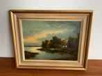 Schilderij van W Schuller., Antiek en Kunst, Ophalen of Verzenden