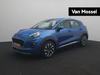 Ford Puma 1.0 EcoBoost Hybrid Titanium Winterpack | Navigati, Auto's, Voorwielaandrijving, 12 maanden, Euro 6, Blauw