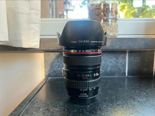 Canon EF 24-105mm F/4.0 L IS USM Lens + Polarisatiefilter, Audio, Tv en Foto, Fotografie | Lenzen en Objectieven, Standaardlens