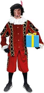 Leuk rood/zwart/goud PIET/PIETEN/SINTERKLAAS pak (1), Nieuw, Maat 46 (S) of kleiner, Kerstmis of Sinterklaas, Kleding