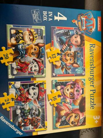Paw Patrol Puzzel - 4 in 1 beschikbaar voor biedingen