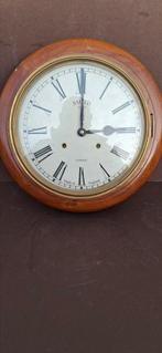 Pub clock mahonie, Ophalen of Verzenden, Staal, Overige merken, 1960 of later