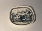 Vintage uitverkoop - Stavangerflint toeristisch gebaksbordje, Huis en Inrichting, Keramiek, Ophalen of Verzenden, Zo goed als nieuw
