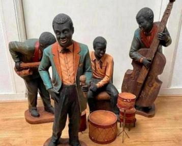 New Orleans bluesband 65 cm hoge beelden beschikbaar voor biedingen