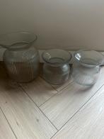 NIEUW! 3 vazen van de Hema., Overige kleuren, Nieuw, Ophalen of Verzenden, Glas