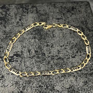 14k gouden armband massief cartier schakel beschikbaar voor biedingen
